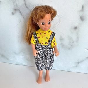 Remco Doll Toys Kid Brown Eyes Long Auburn Brown Hair 1992 Vintage